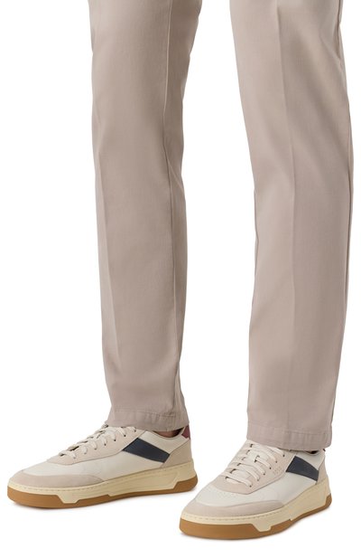 Кожаные кеды baltimore BOSS, арт. 50548705, фото 3