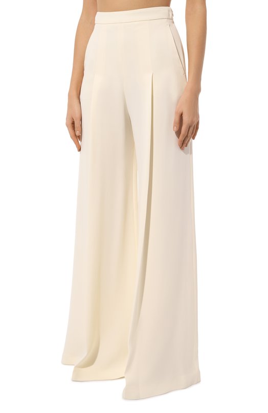 Брюки из вискозы Giambattista Valli 24FWSVCA3C29-A6J0K Кремовый  24FWSVCA3C29-A6J0K Фото 3
