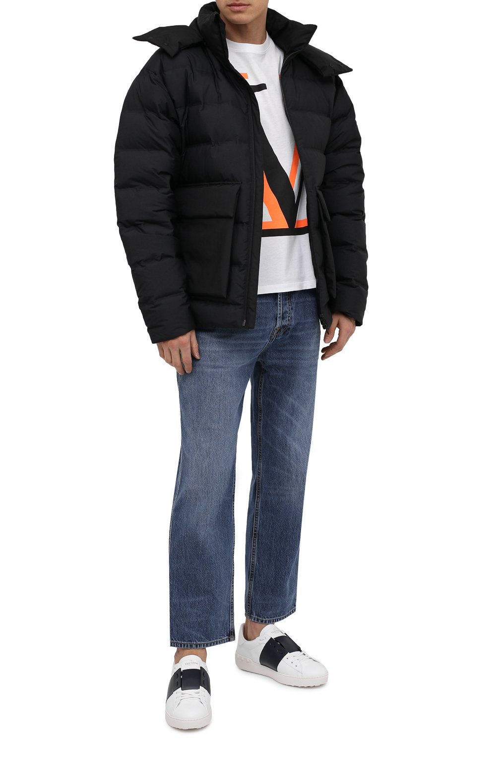 Кожаные кеды open VALENTINO, арт. VY2S0830/BLU, фото 2