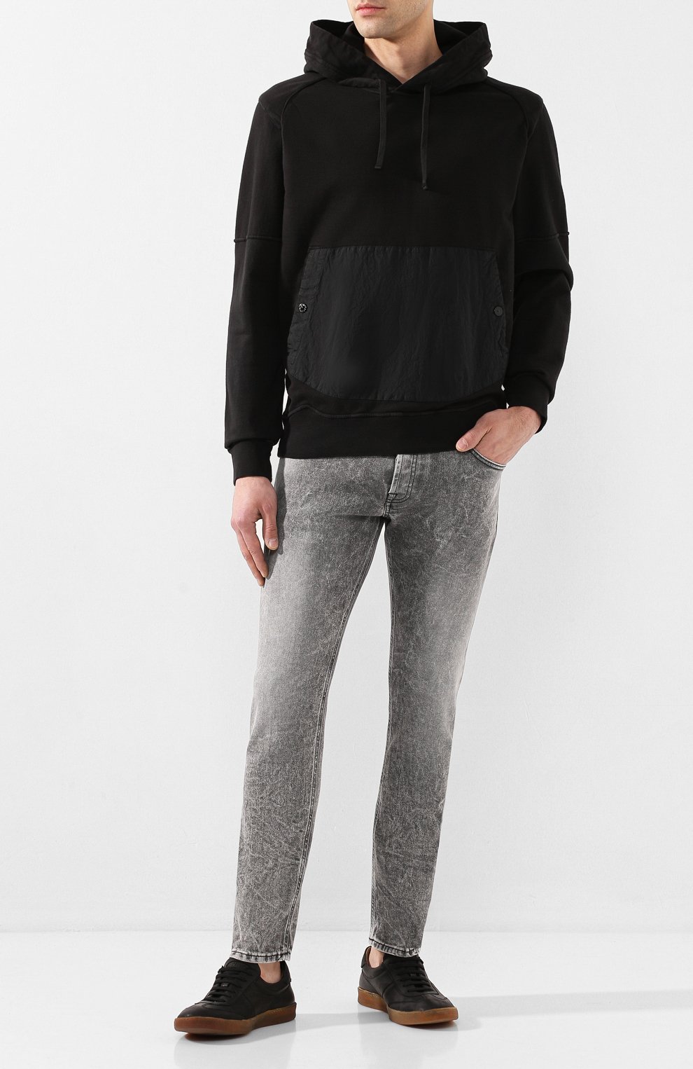 Хлопковое худи STONE ISLAND SHADOW PROJECT черного цвета по цене 62850 руб., арт. 721960208, фото 2 Хлопковое худи STONE ISLAND SHADOW PROJECT, арт. 721960208, фото 2