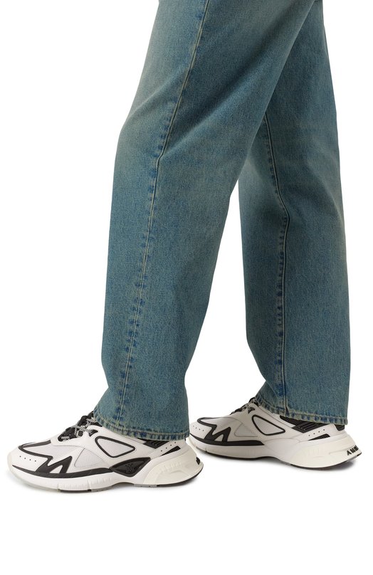 Кожаные кроссовки MA Runner Amiri AMF0SR1089 Белый  AMF0SR1089 Фото 3