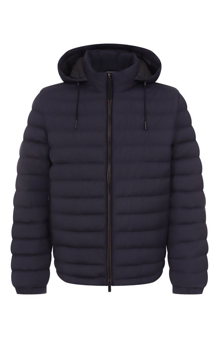 Мужская пуховик из шерсти и шелка ZEGNA, арт. 7209B/E7T25