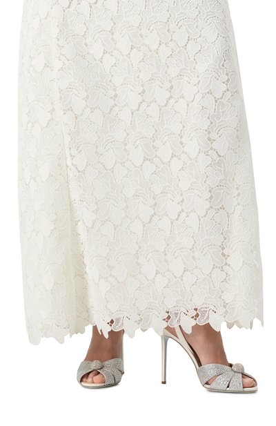 Текстильные босоножки italian flirt 105 AQUAZZURA, арт. IFTHIGBR/STD, фото 3