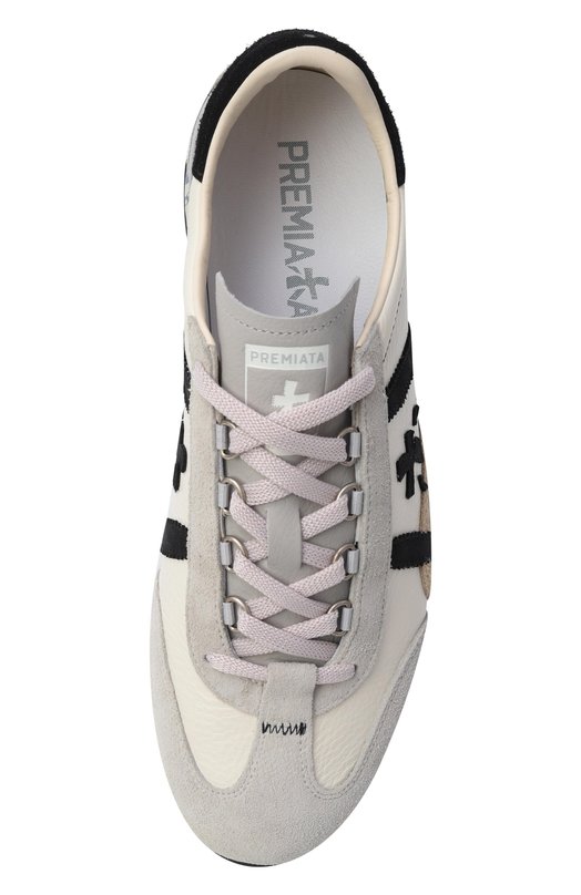 Кожаные кроссовки Jackyx Premiata JACKYX25D/VAR 8222 Серый  JACKYX25D/VAR 8222 Фото 5