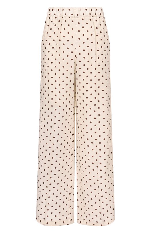 Шелковые брюки P.A.R.O.S.H. D232495Z/SBILL0 Кремовый D232495Z/SBILL0