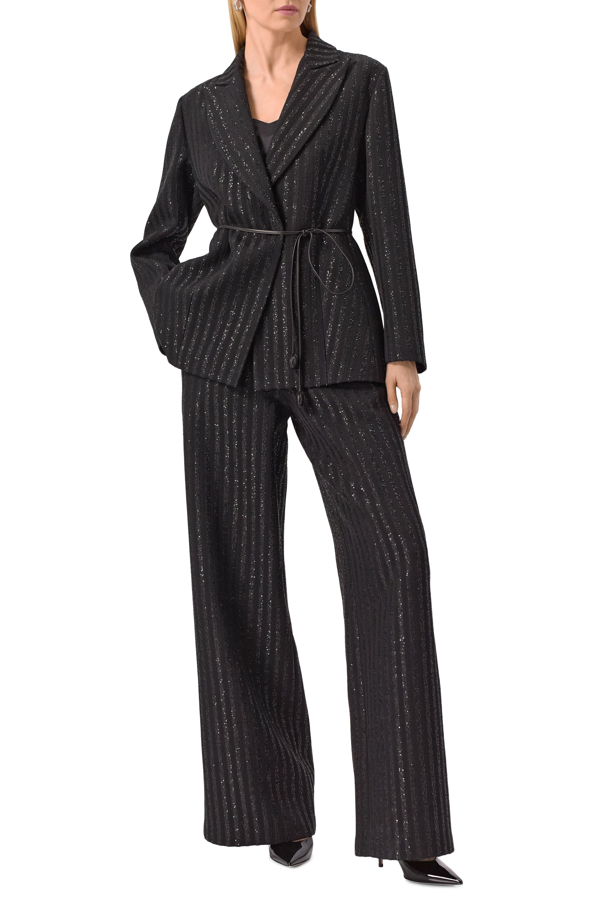 Брюки с отделкой пайетками MVST, арт. TXBPAN-Y271-1, фото 2