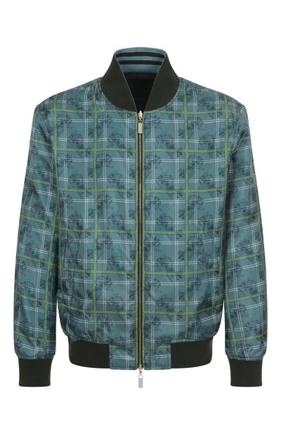Мужской двусторонний шелковый бомбер ZILLI, арт. B0M01CM0600V00000/62