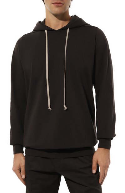 Хлопковое худи RICK OWENS, арт. RU02D6282/BA, фото 3