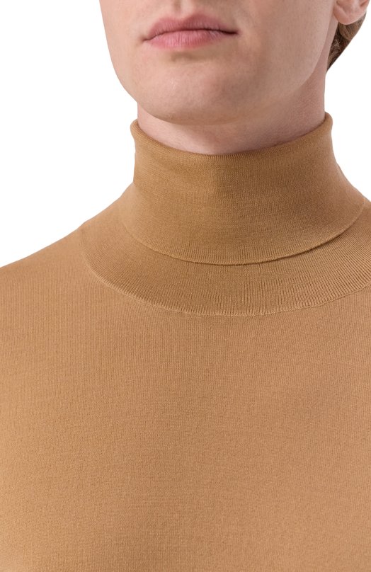 Шерстяная водолазка Dolce & Gabbana GXW05T/JCVZS Бежевый  GXW05T/JCVZS Фото 5