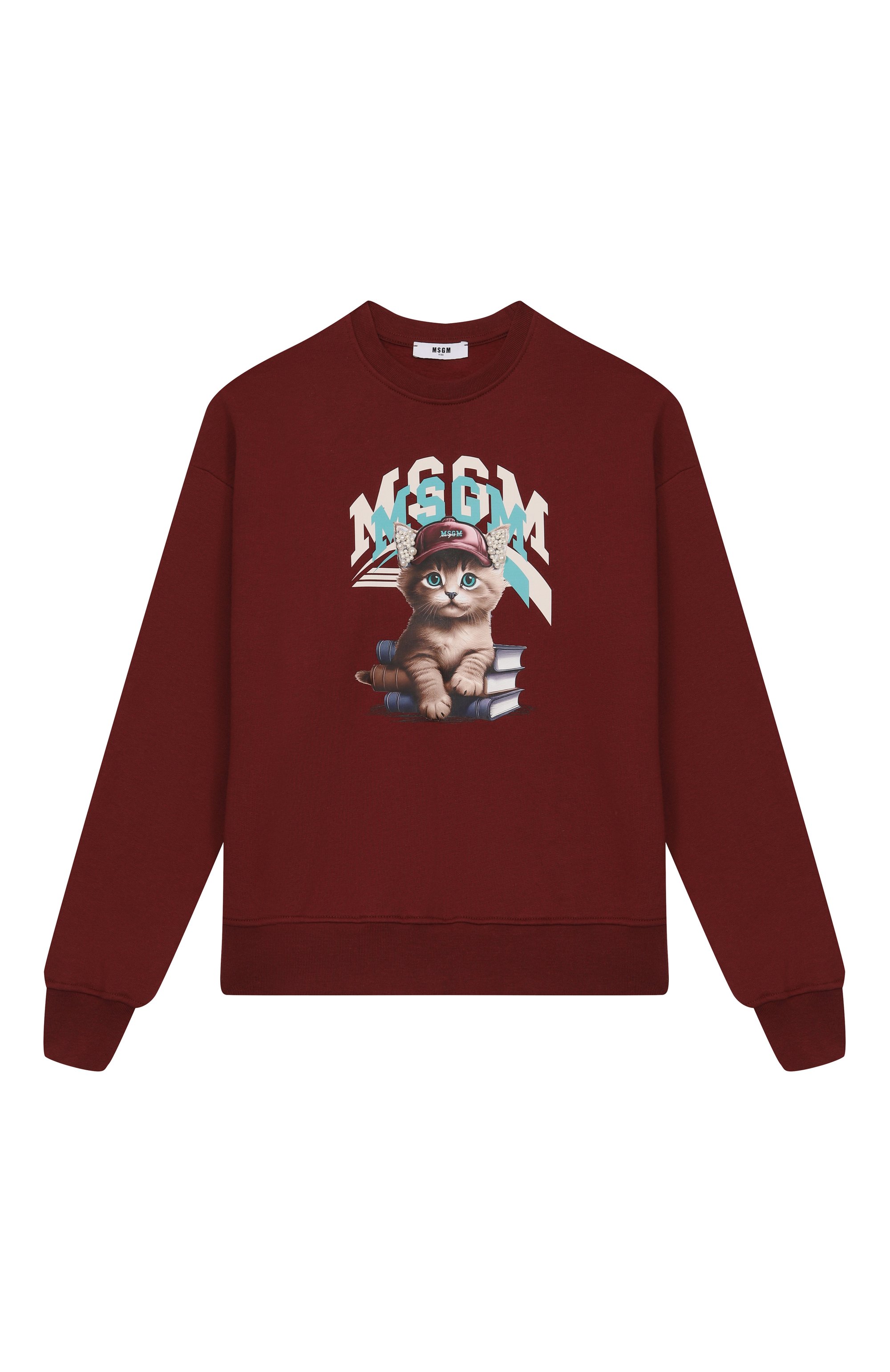 Хлопковый свитшот MSGM KIDS, арт. F5MSJGSW125, фото 1