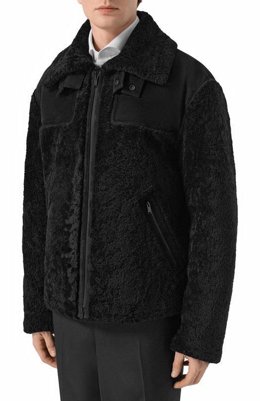 Дубленка из овчины MVST M25.1MM.0002/AFRICA CURLY (FUR 0UTSIDE)/METIS SUED Чёрный  M25.1MM.0002/AFRICA CURLY (FUR 0UTSIDE)/METIS SUED Фото 3