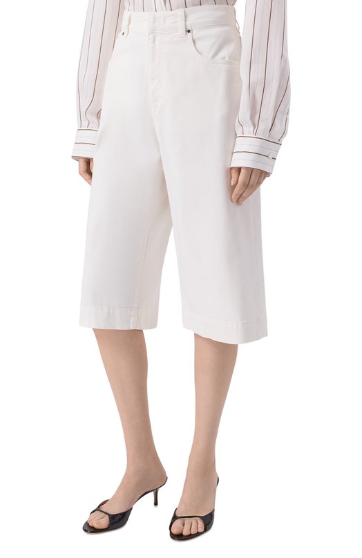 Джинсовый шорты Lorena Antoniazzi E2633PA91A/9695 Белый  E2633PA91A/9695 Фото 3