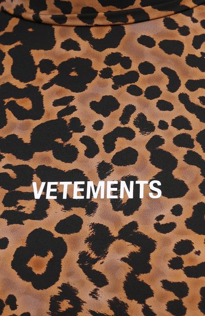 Водолазка VETEMENTS леопардового цвета по цене 38750 руб., арт. WE51TR140L 2605/LE0PARD, фото 5 Водолазка VETEMENTS, арт. WE51TR140L 2605/LE0PARD, фото 5