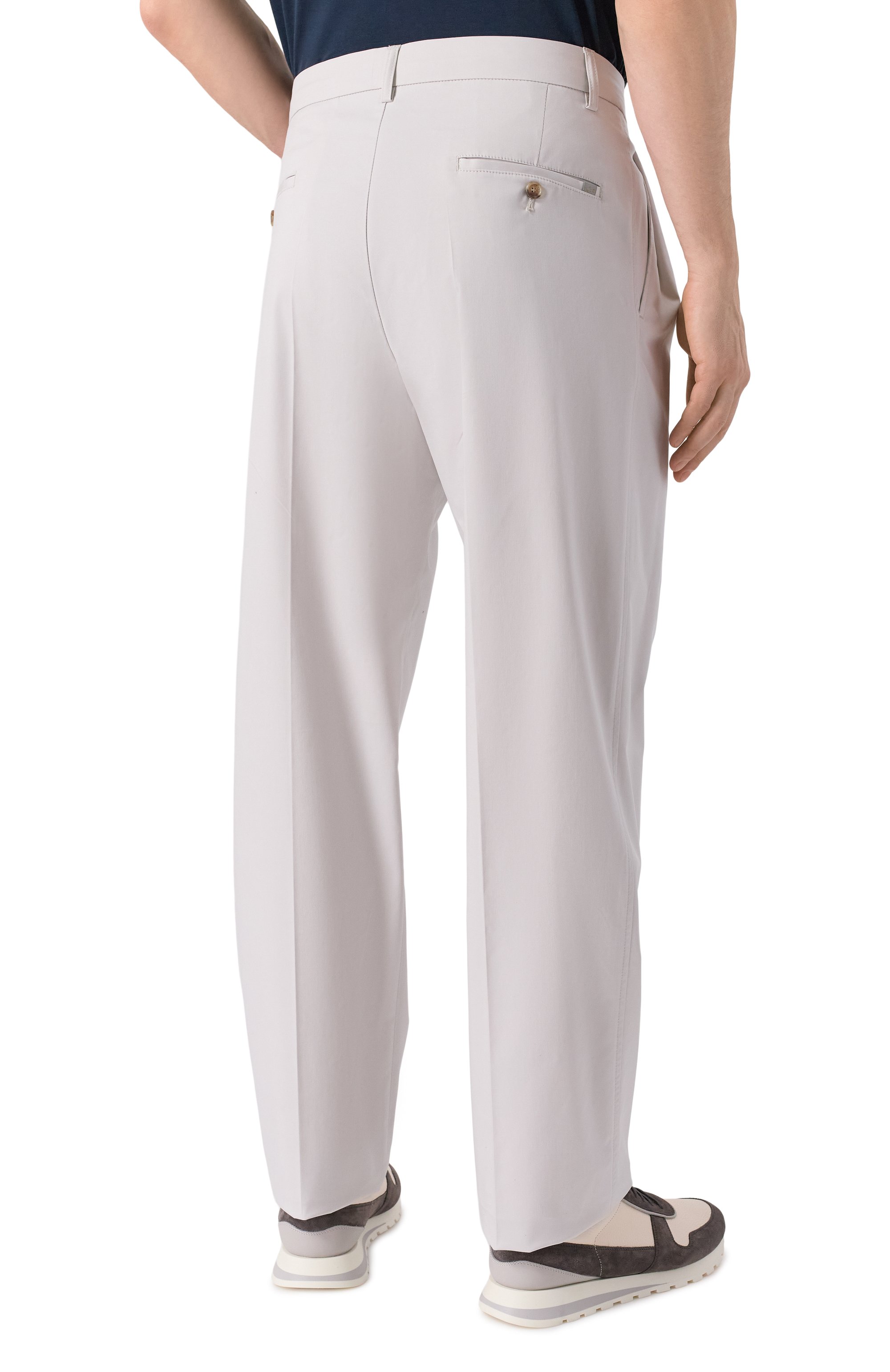 Брюки из лиоцелла и хлопка PAUL&SHARK, арт. 26414019, фото 4