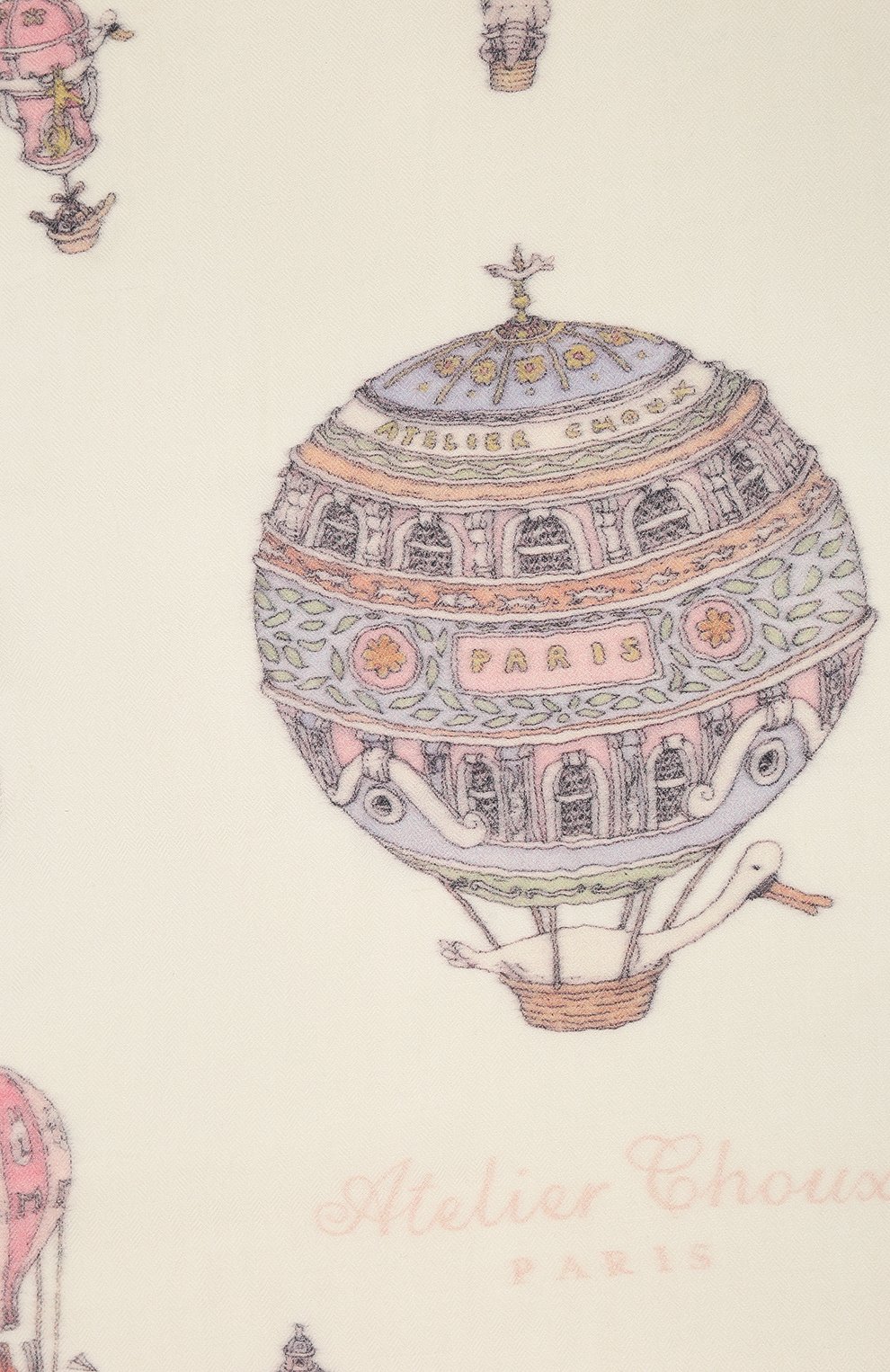 Одеяло из кашемира и шерсти ATELIER CHOUX, арт. CASHMERE BLANKET-H0T AIR BALL00N, фото 3