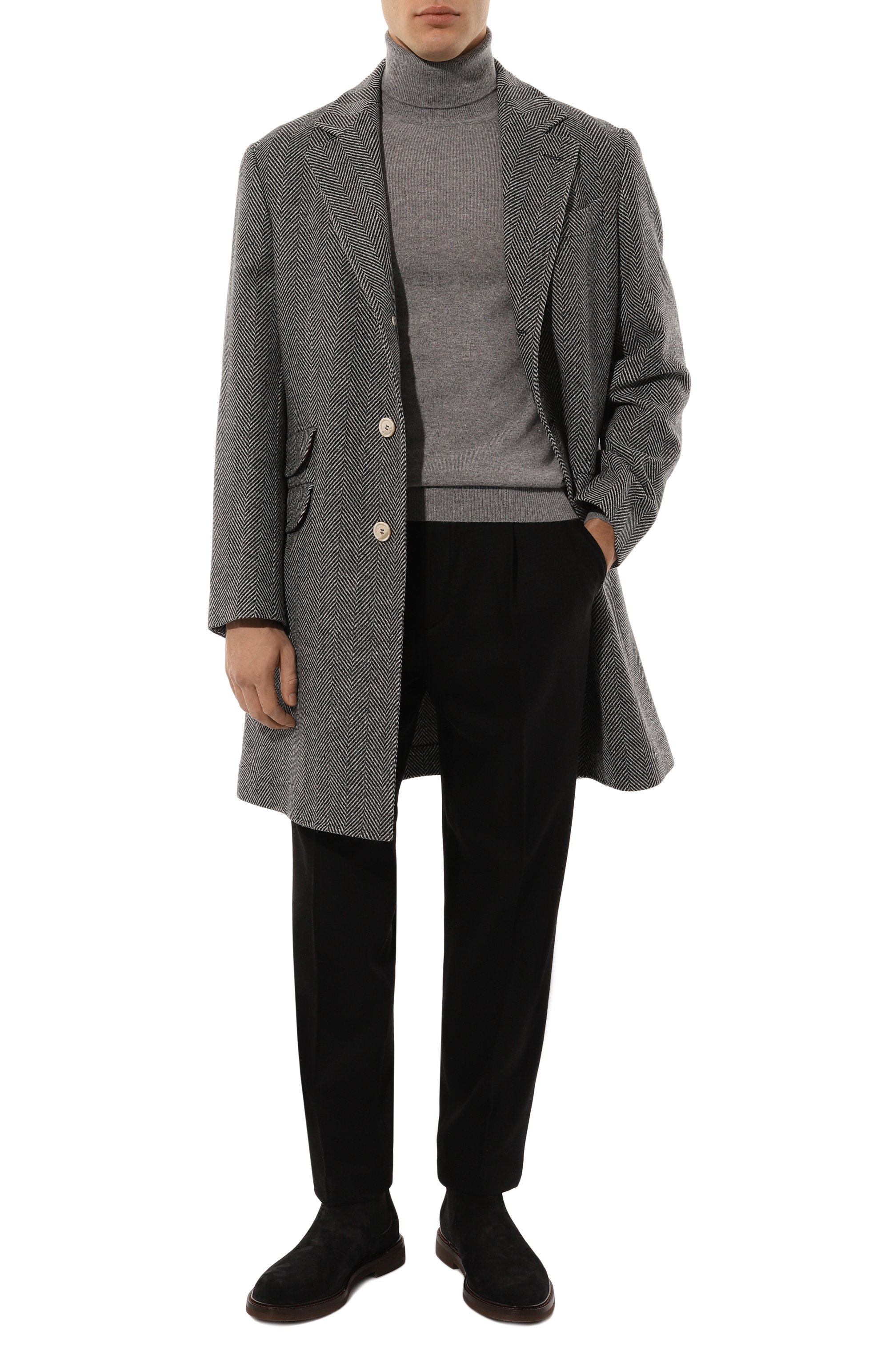 Замшевые челси BRUNELLO CUCINELLI, арт. MZUPEAE818, фото 2