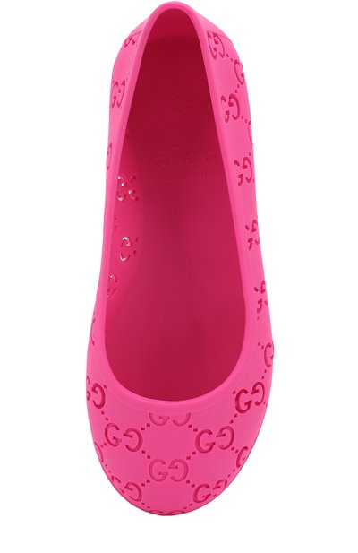 Резиновые балетки с перфорацией GUCCI, арт. 311608/J8700, фото 4
