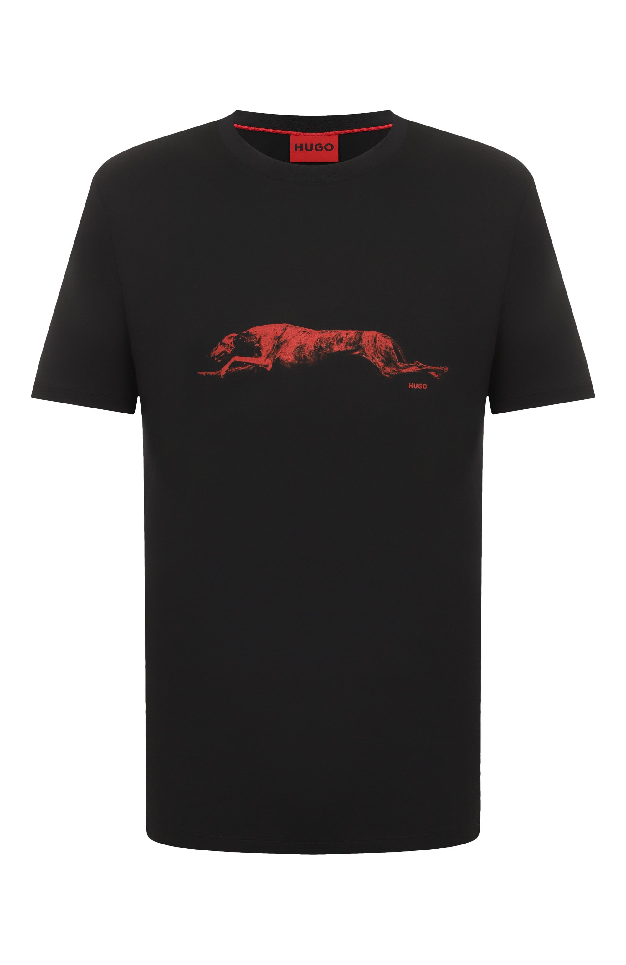 Хлопковая футболка HUGO, арт. 50548557, фото 1