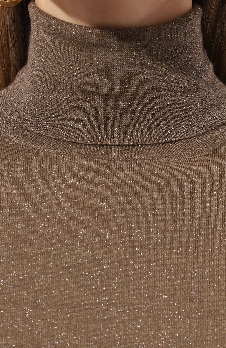 Водолазка из кашемира и шелка BRUNELLO CUCINELLI, арт. M41800063, фото 5