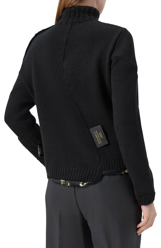 Свитер из кашемира и шерсти Undercover UC2E1905 Чёрный  UC2E1905 Фото 4