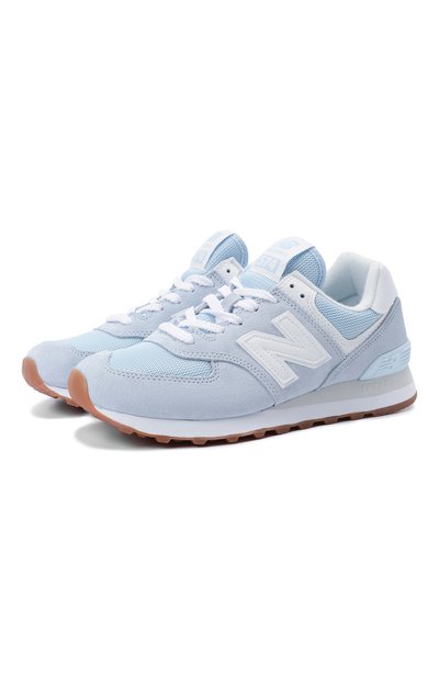Комбинированные кроссовки 574 classic NEW BALANCE, арт. WL574PE2/B, фото 1