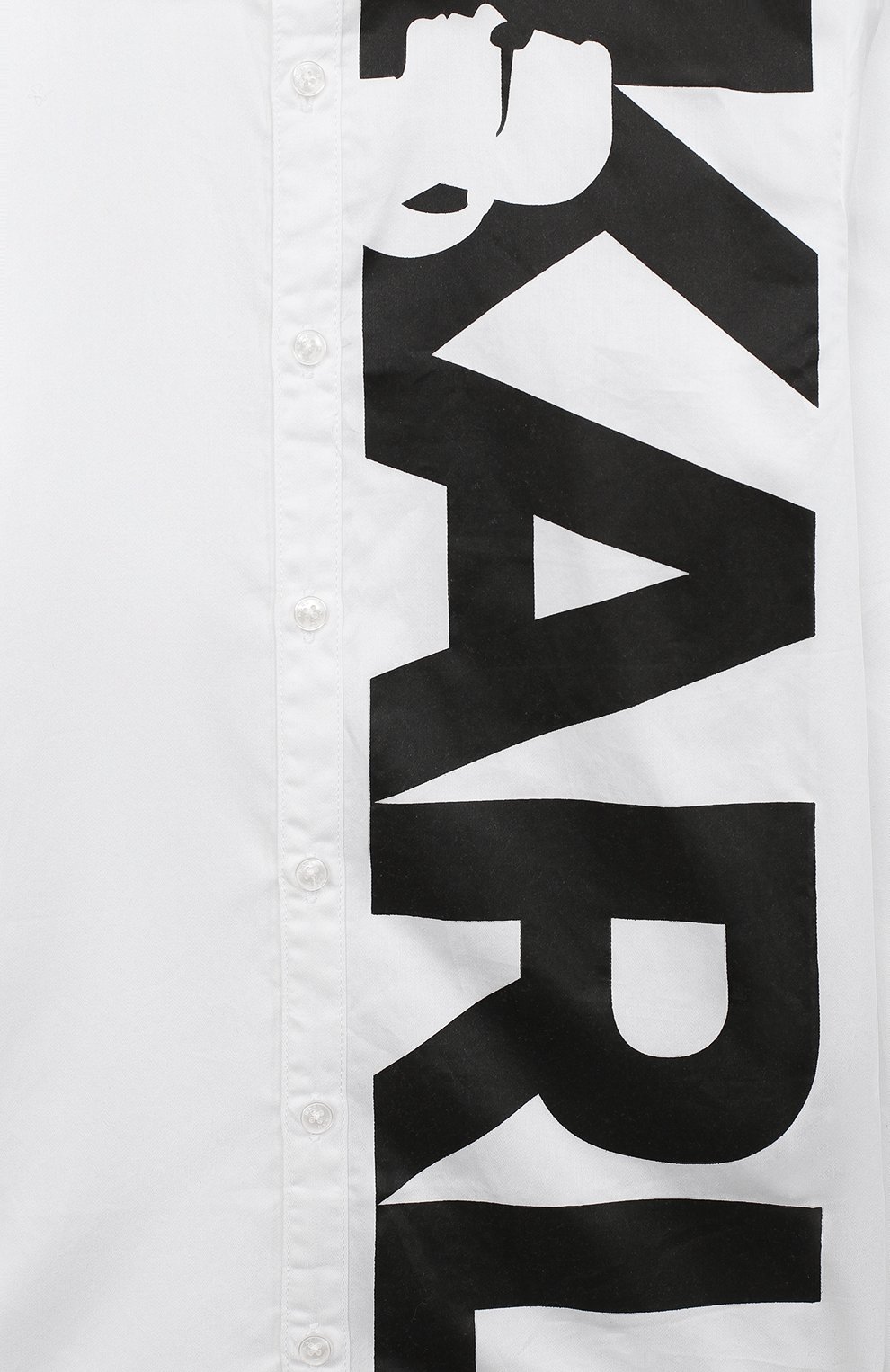 Хлопковая рубашка KARL LAGERFELD KIDS, арт. Z25257, фото 3
