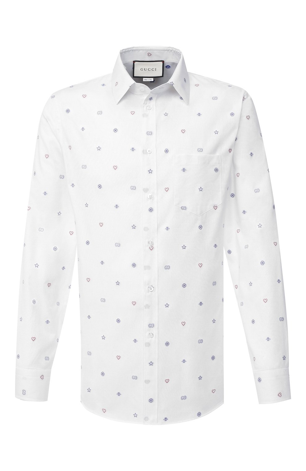 Хлопковая рубашка GUCCI, арт. 625883/ZAEDI, фото 1
