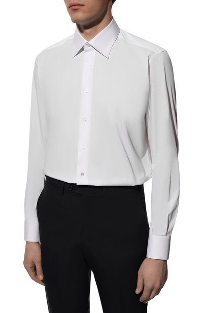 Хлопковая сорочка ZILLI, арт. MFY-13037-345108/0012, фото 4