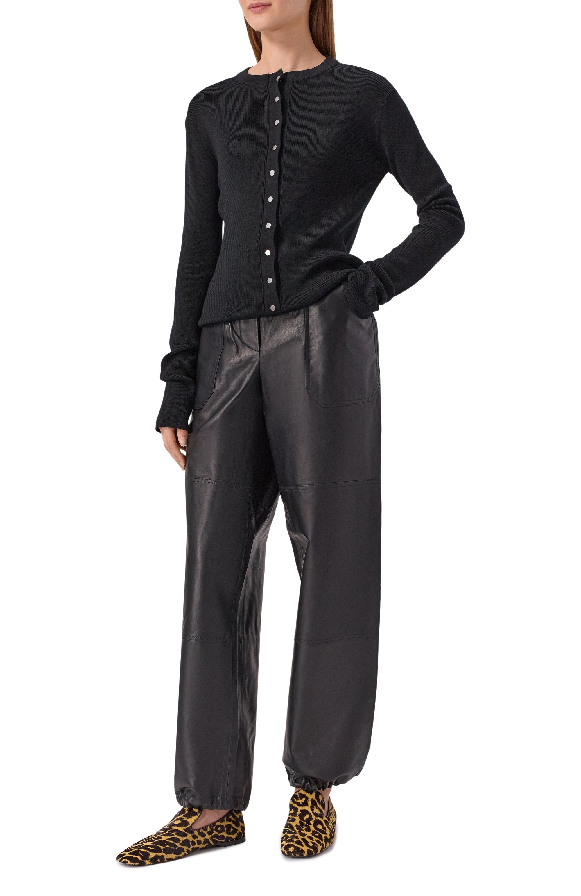 Кожаные лоферы JIL SANDER, арт. J15WR0028/P7393, фото 3