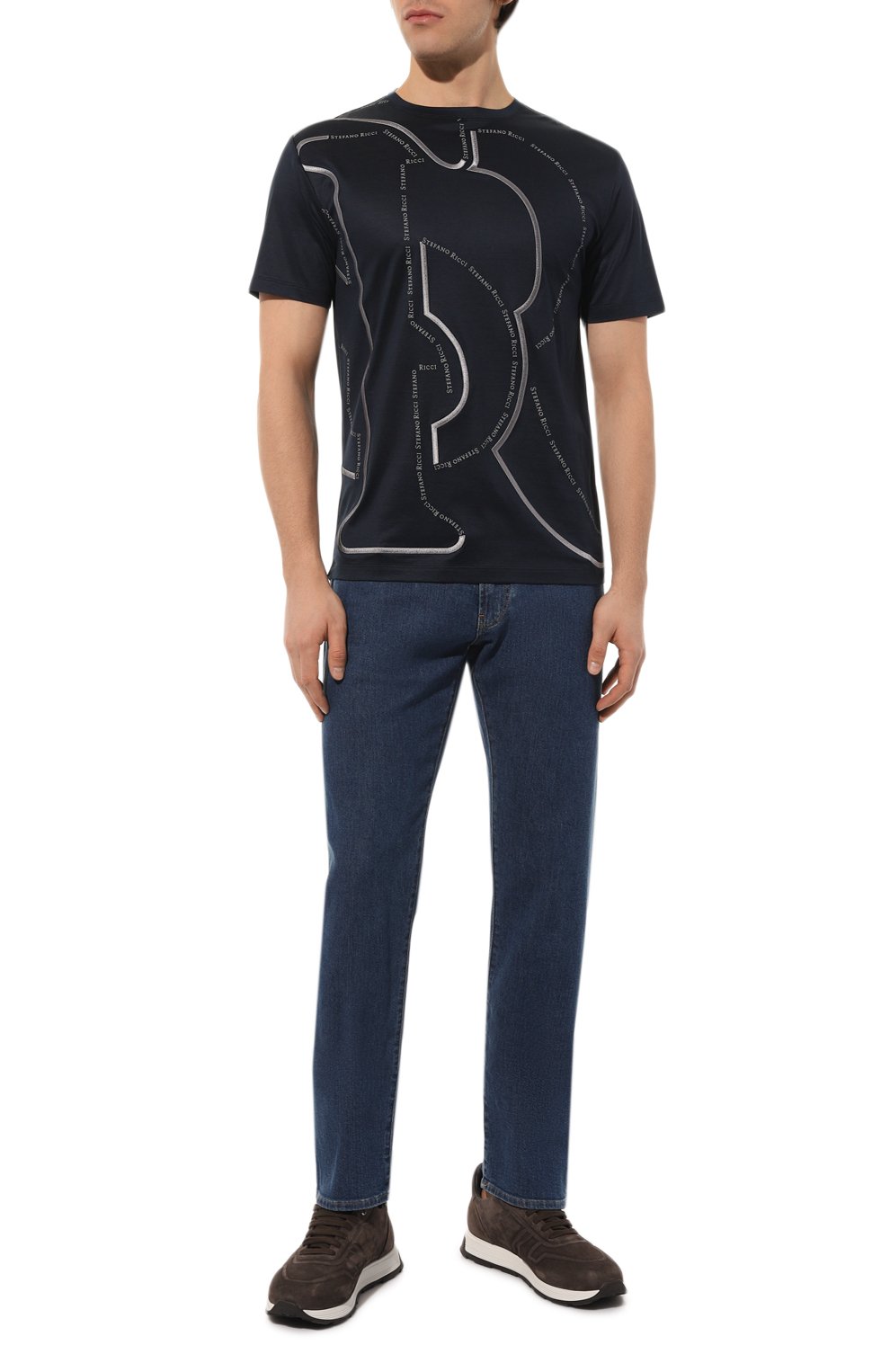 Хлопковая футболка STEFANO RICCI, арт. MNH3102200/TE0001, фото 2