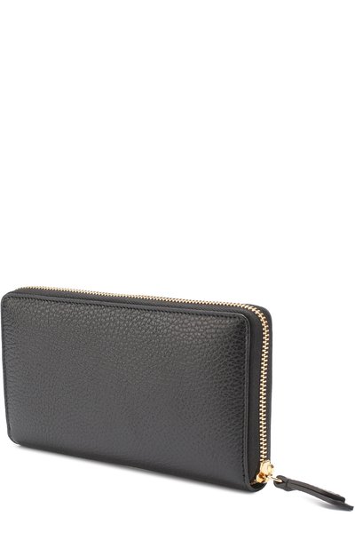 Кожаное портмоне на молнии с логотипом бренда GUCCI, арт. 456117/CA00G, фото 2