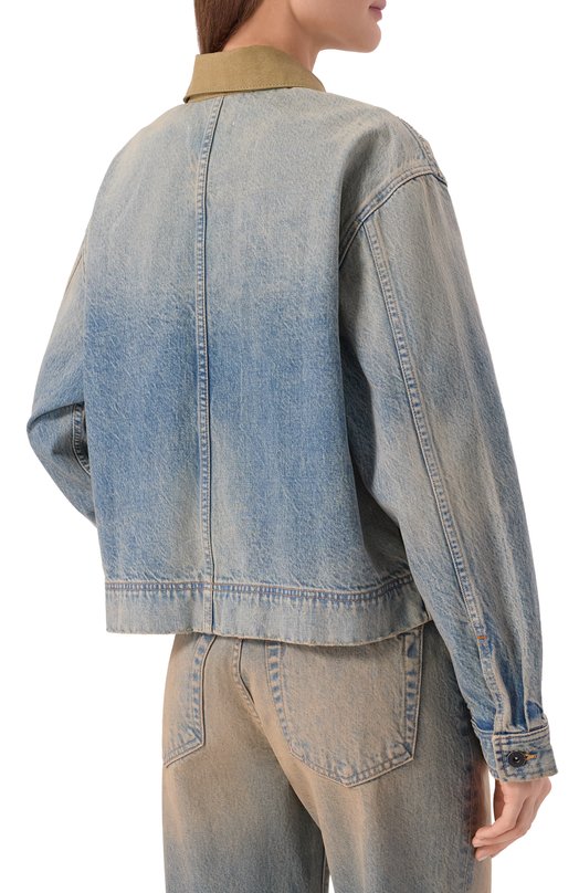 Джинсовая куртка Thompson SLVRLAKE THJK707STRHT Голубой  THJK707STRHT Фото 4