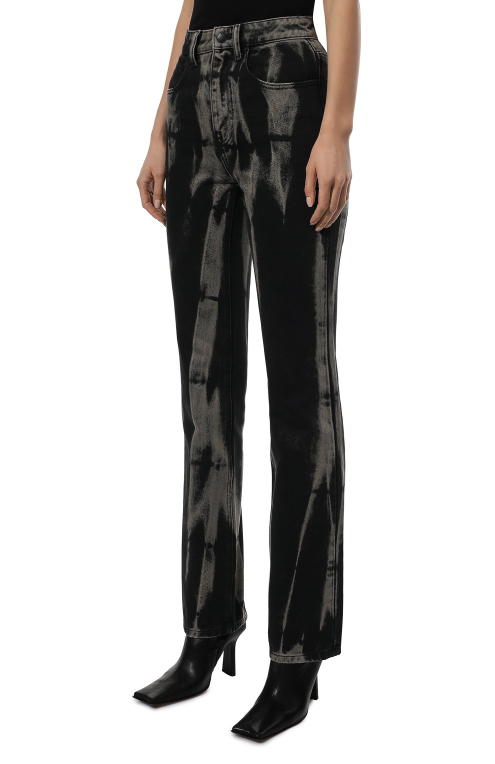 Джинсы ALEXANDER WANG серого цвета по цене 53450 руб., арт. 4DC1224065, фото 3 Джинсы ALEXANDER WANG, арт. 4DC1224065, фото 3