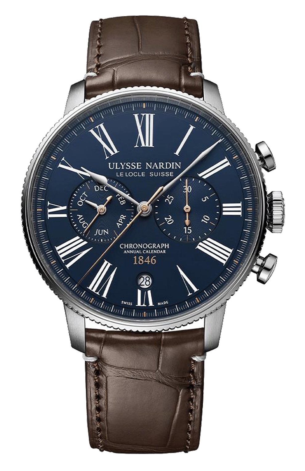 Часы marine torpilleur annual chronograph ULYSSE NARDIN, арт. 1533-320LE-3A-175/1A, фото 1