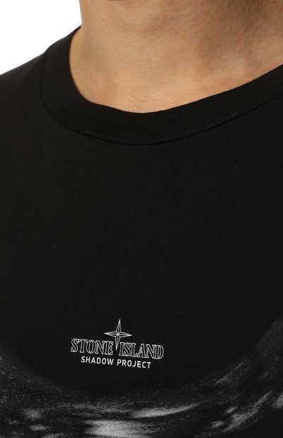 Хлопковая футболка STONE ISLAND SHADOW PROJECT, арт. 76192011B, фото 5