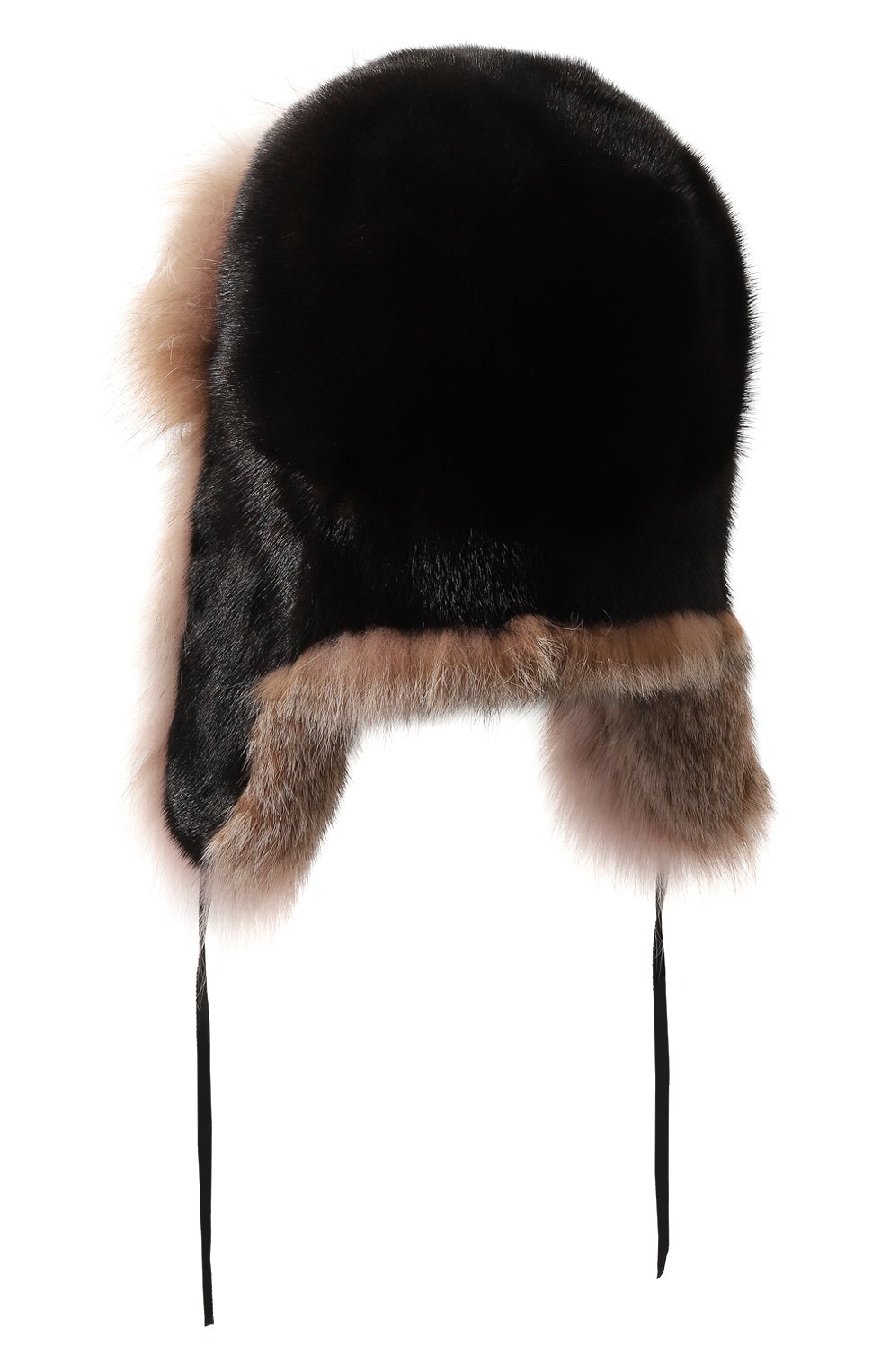 Шапка-ушанка из меха норки и рыси FURLAND, арт. 0139616110008300000, фото 3