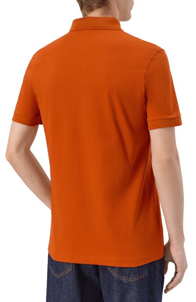 Хлопковое поло BOSS ORANGE, арт. 50507803, фото 4