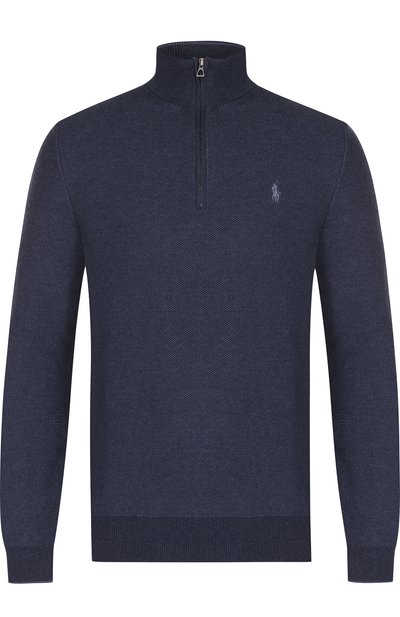 Хлопковый  джемпер с воротником на молнии POLO RALPH LAUREN, арт. 710683936, фото 1
