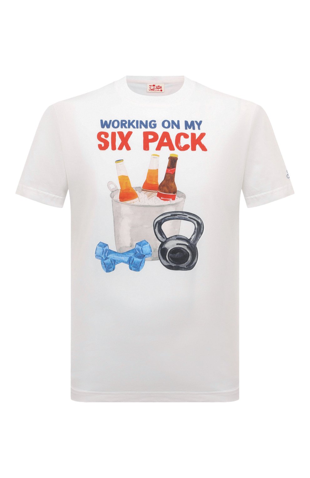 Хлопковая футболка MC2 SAINT BARTH, арт. STBM TSHIRT MAN/TSHM001/02203B, фото 1