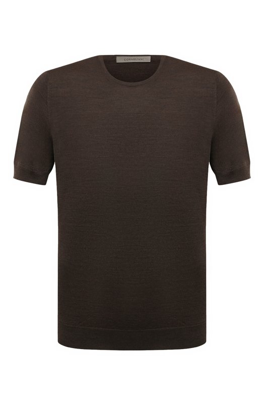 Шерстяной джемпер Corneliani 94M525-9425126 Коричневый 94M525-9425126