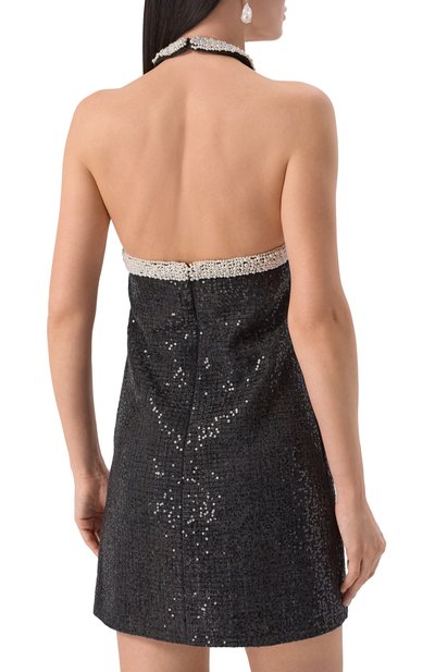 Платье с отделкой пайетками SELF-PORTRAIT, арт. RS25163SB, фото 4