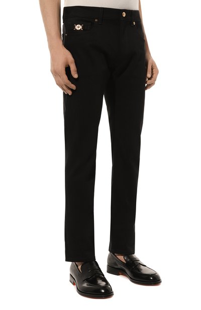 Джинсы VERSACE черного цвета по цене 64950 руб., арт. 1011693/1A08583, фото 3 Джинсы VERSACE, арт. 1011693/1A08583, фото 3