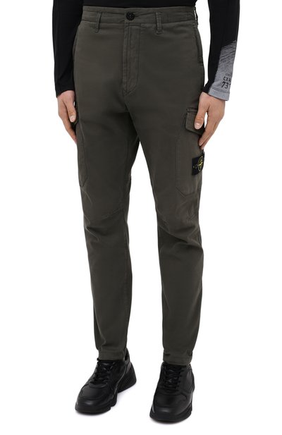 Хлопковые брюки-карго STONE ISLAND, арт. 731531310, фото 3