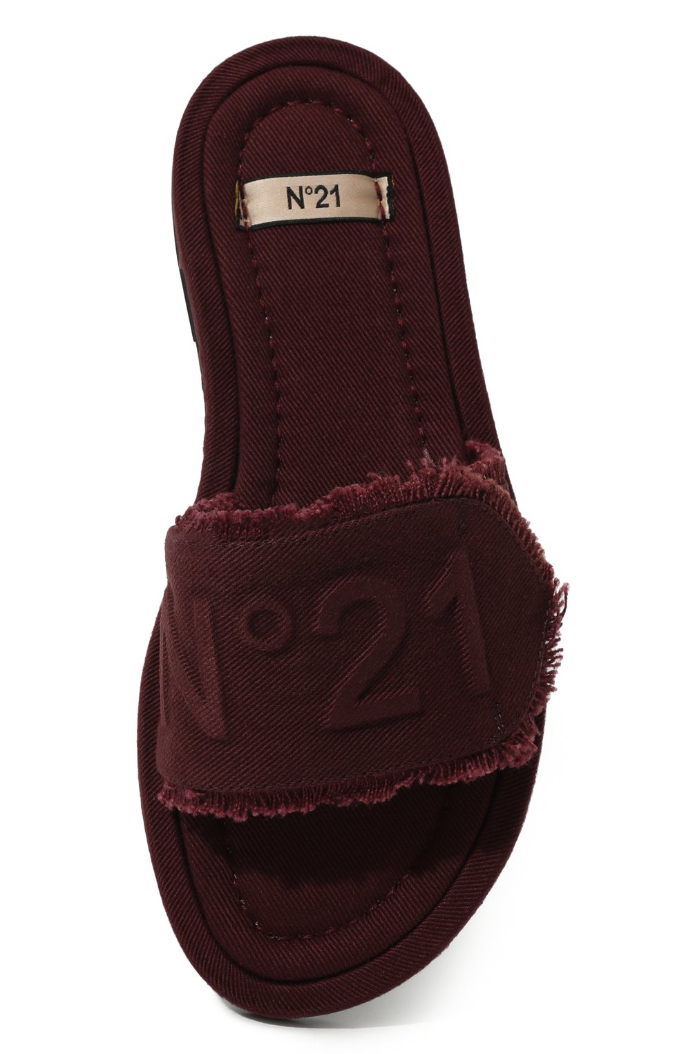 Текстильные шлепанцы N21, арт. 22ESS03290329/FLAT, фото 6