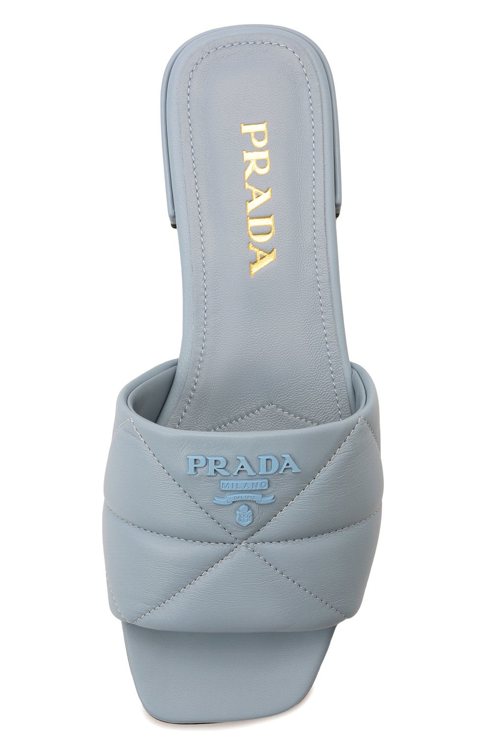 Кожаные шлепанцы PRADA, арт. 1XX583-038-F0076-B010, фото 6