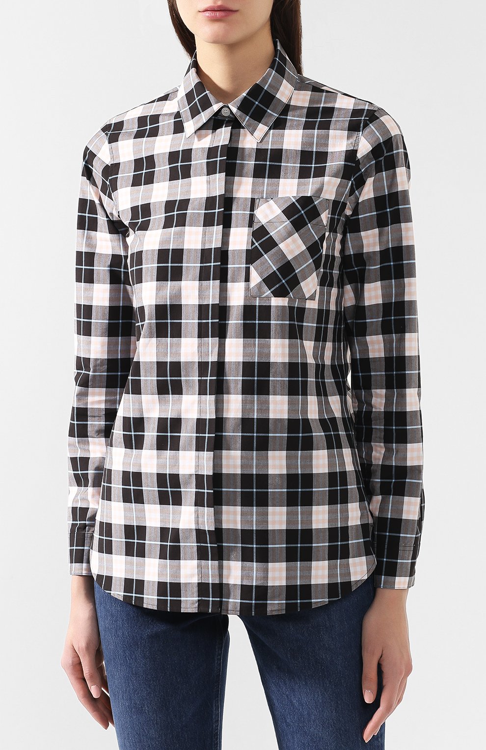 Хлопковая рубашка BURBERRY, арт. 8006685, фото 3