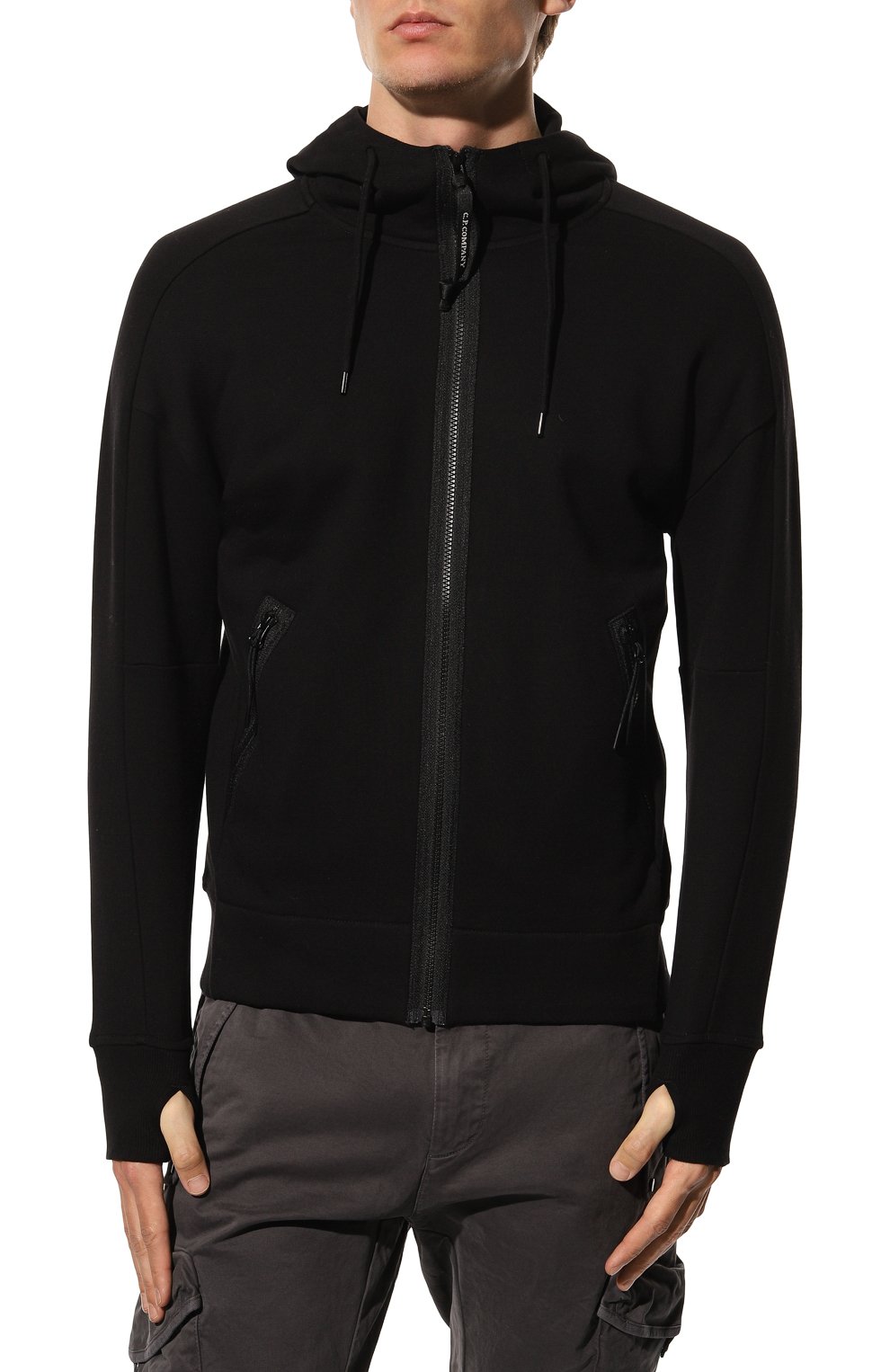 Хлопковая толстовка C.P. COMPANY, арт. 13CMSS082A-005086W, фото 3