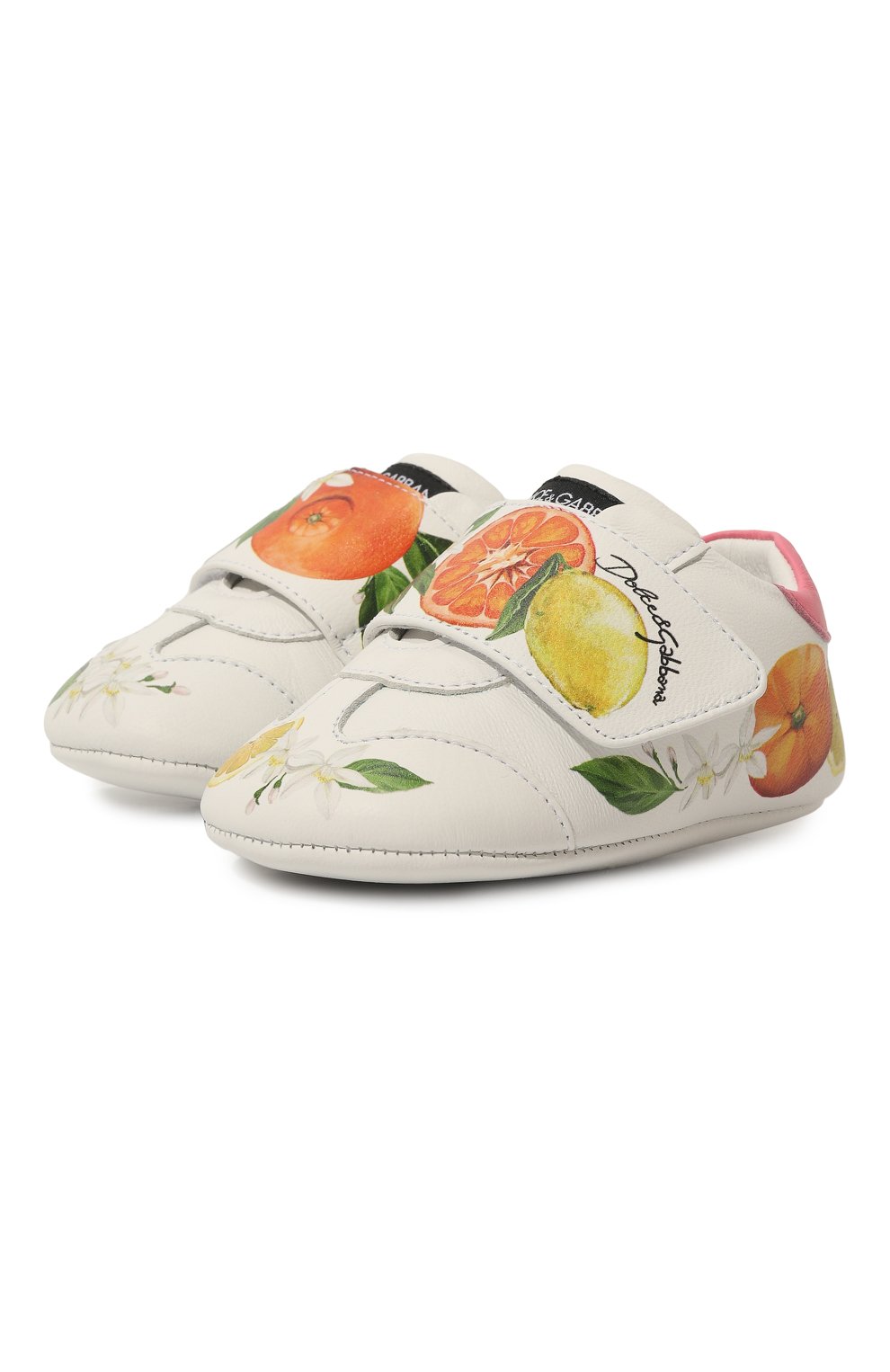 Кожаные пинетки DOLCE & GABBANA, арт. DK0109/AB208, фото 1