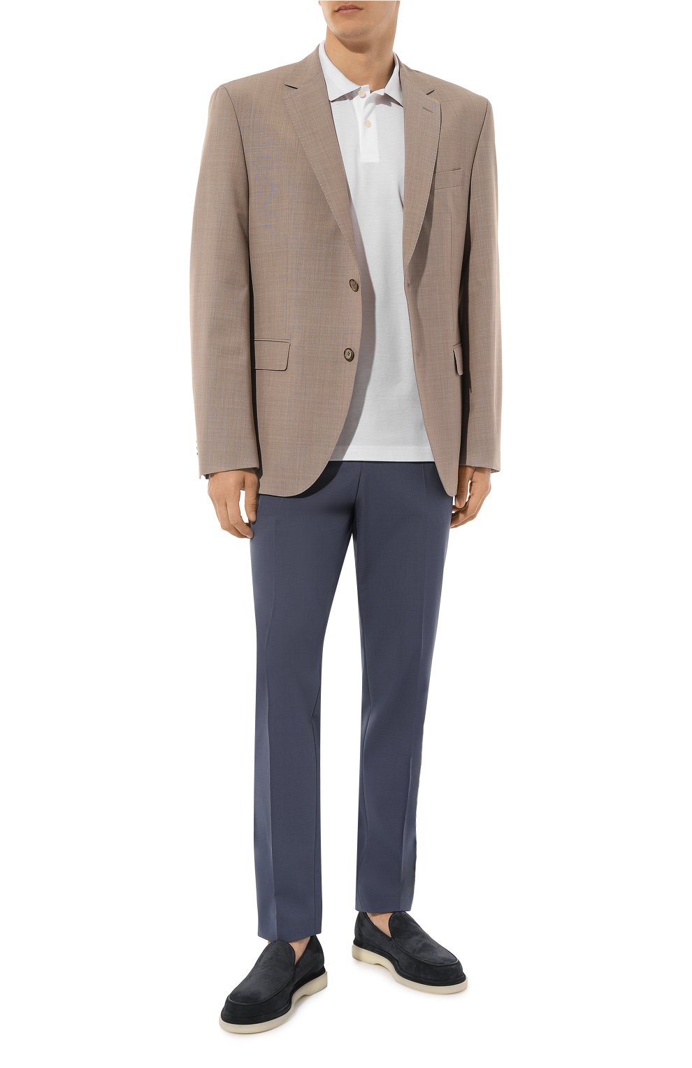 Хлопковое поло BOSS, арт. 50467113, фото 2