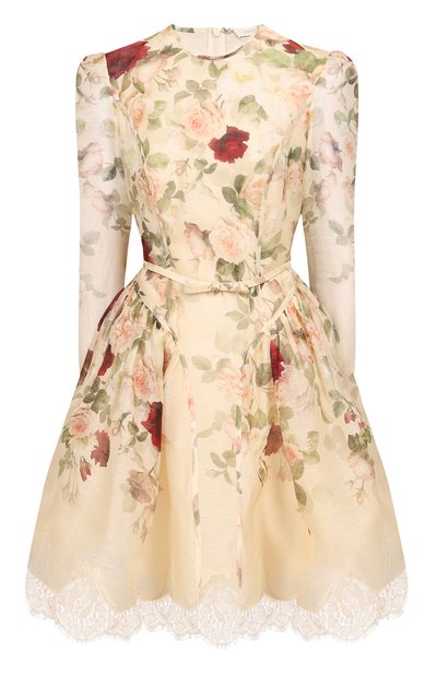 Женское платье изо льна и шелка ZIMMERMANN, арт. 5241DF251